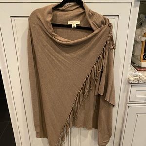 Lovestitch Fringed Crossover Sweater
